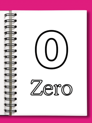 Number Coloring & Learning Worksheets for Kids 0-20